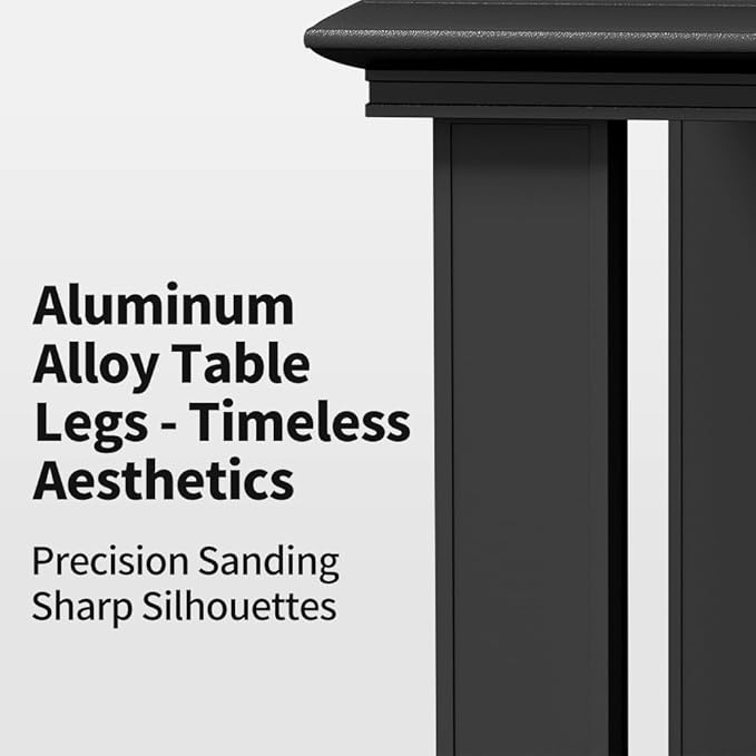 Tall Plant Stand Indoor, Modern Black Aluminum Alloy Plant Shelf, Corner Flower Pot Holder Organizer for Living Room, Balcony, Patio, Garden (L11.8 x W11.8 x H31.5 inch)