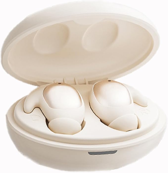 Sleep Earbuds Headphones for sleep earbuds for side sleepers Noise Blocking Earbuds for Sleep Comfortable Fit for Insomnia Side Sleeper Snoring Air Travel Meditation Relaxation（white）