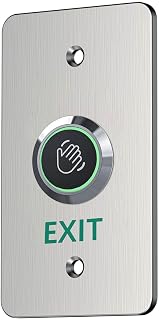Infrared Sensor Exit Button IR Touchless Door Release 304 Stainless Steel IP67 Waterproof with LED Indicator for Access Control Systems
