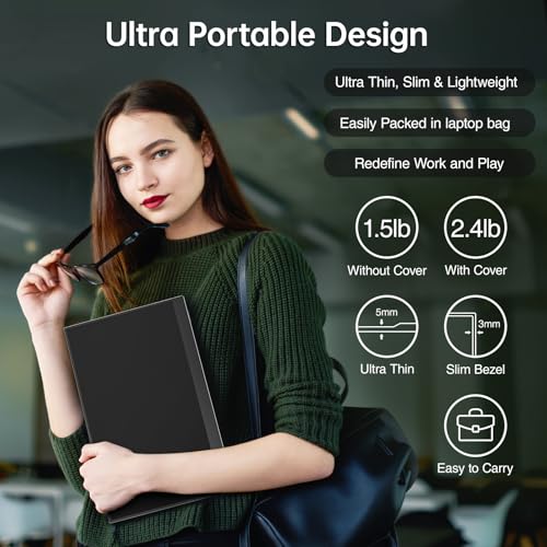 cocopar Portable Monitor 15.6 Inch 1080P FHD 60Hz 85 | Computer Access - Image 6