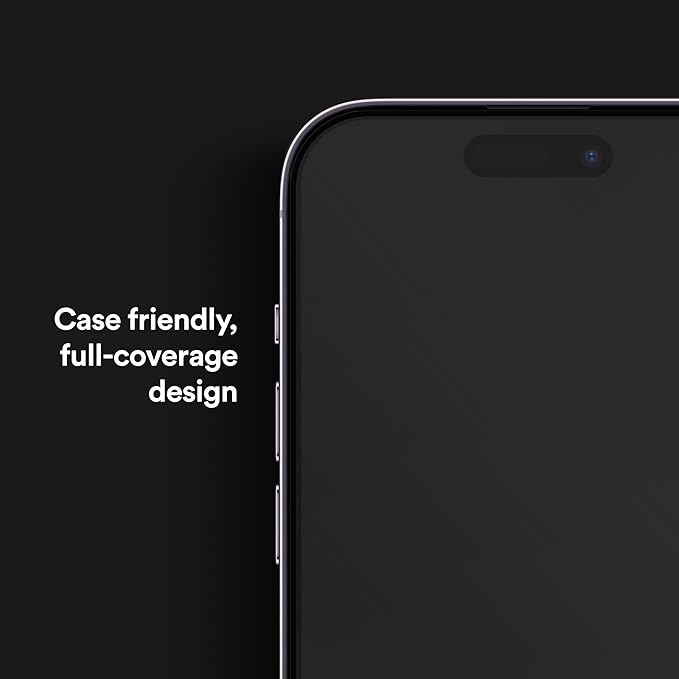 BodyGuardz Apex Compatible with iPhone 16 Pro Screen Protector - Extreme Impact Technology - Anti-Dust Easy Install- Ultra-Thin Scratch Resistant 9H Hardness - Case-Friendly
