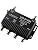 Reliable Cable 4-Port Cable TV/Antenna/HDTV/Internet Digital Signal Amplifier/Booster/Splitter/Equalizer with Passive Return, F59 Terminators (Lindsay LSA84-EQ8)