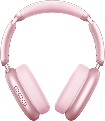 Wentronic Y02 Active Noise Cancelling Wireless Headphones, Pink