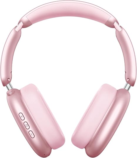 Wentronic Y02 Active Noise Cancelling Wireless Headphones, Pink