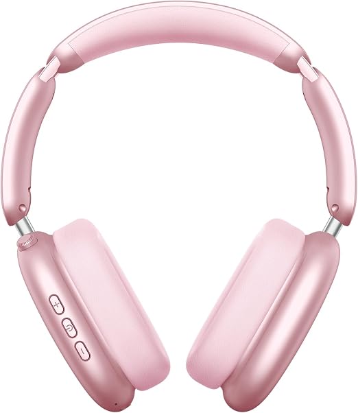 Wentronic Y02 Active Noise Cancelling Wireless Headphones, Pink