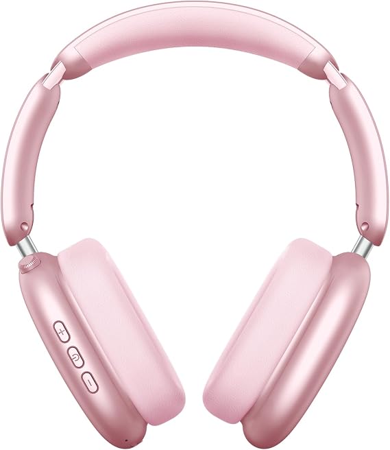 Wentronic Y02 Active Noise Cancelling Wireless Headphones, Pink