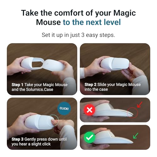Magic Mouse Case for Better Hand Position | Better Magic Mouse Grip for More Control | Ergonomic Support | iMac Accessory | Works with Any Version
