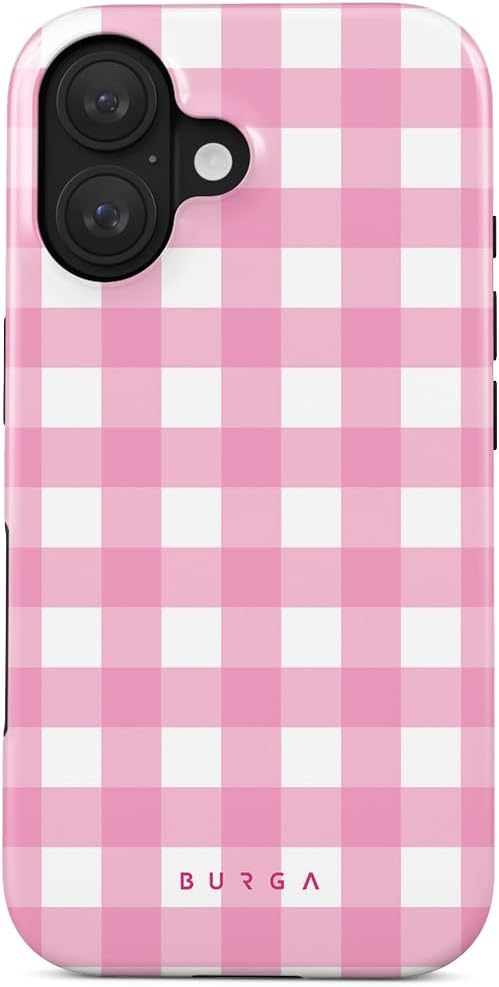 BURGA Phone Case for iPhone 16 - Cute, Trendy, Aesthetic, Pattern Phone Cover, Hard Shell Protection - fits Apple iPhone 16 Case for Women and Men