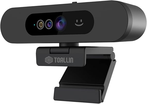TOALLIN 1080P Webcam for Windows Hello Face Login, IR Facial Recognition