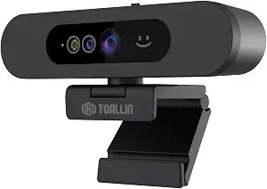 TOALLIN 1080P Webcam for Windows Hello Face Login, IR Facial Recognition