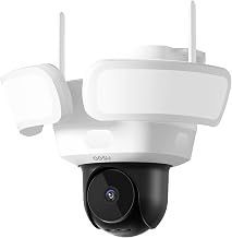 aosu Wired Floodlight Camera 3K 2600-Lumen 24/7 Recording - Image 1