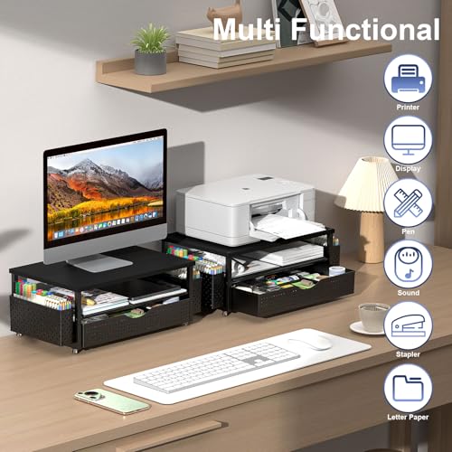 Spacrea Desk Organizer and Accessories, Computer Mon | Computer Access - Image 5