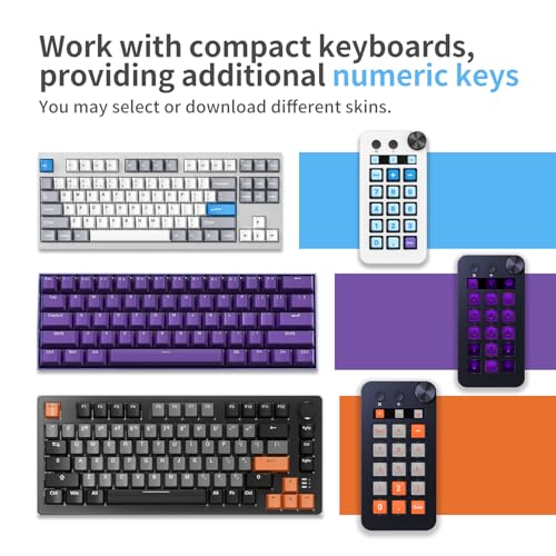 TreasLin VSDinside Stream Controller Deck with 18 Customizable Macro Keys to Trigger Actions in OBS Twitch YouTube for Content Creators Stream Dock Compatible with PC & Mac N1 Black Macro Keypad