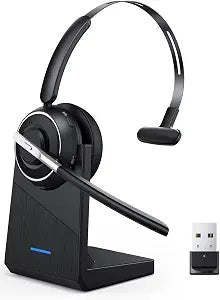 Wireless Headset with Mic for Work Bluetooth Headset with Microphone for PC