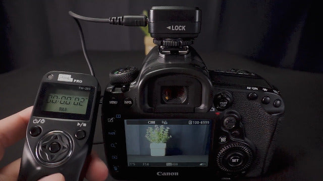 Pixel TW283-N3 Wireless Remote Shutter Intervalometer Compatible with Canon