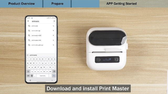 Phomemo Label Maker,M220 Label Printer, Bluetooth Label Maker Machine