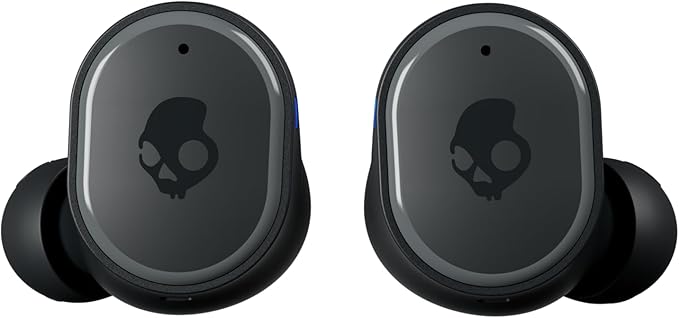 Skullcandy Sesh ANC XT Wireless Earbuds, Bluetooth Headphones, Noise Cancelling, Up to 46 Hours Battery with Charging Case, Sweat and Water Resistant, Microphone for iPhone Android - True Black