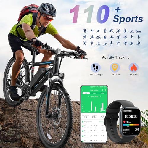 Jugeman Smart Watch for Men Women, 1.96" HD Smartatc | Smartwatches - Image 7