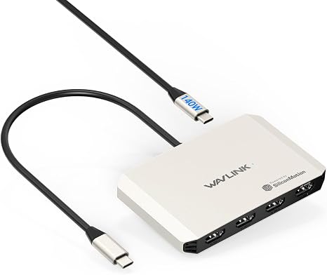 WAVLINK Laptop Docking Station, 4 Monitors for HDMI, Single 4K@144Hz - Image 5