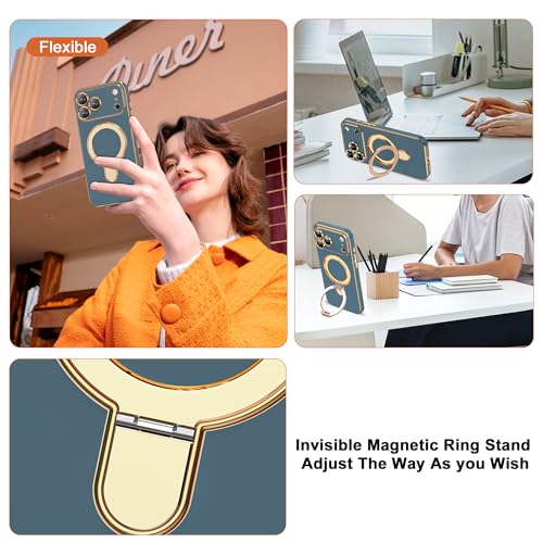 iPhone 17 Pro Max Case with Magnetic Ring Stand — Gl - Image 3