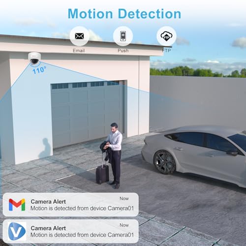 Anpviz 4MP PoE IP Dome Camera with Microphone/Audio, | Computer Access - Image 3
