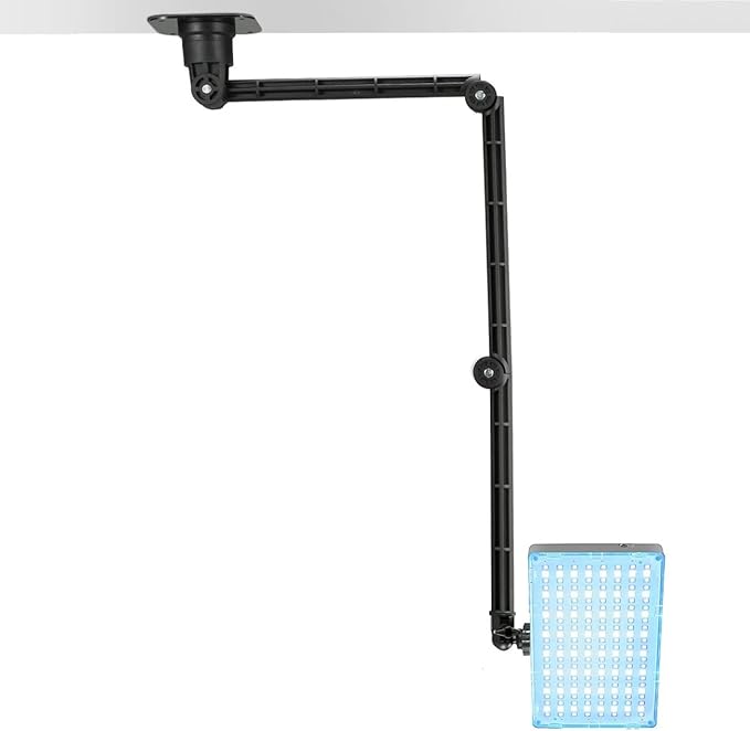 Video Light Wall Mount Holder Stand Compatible with All Ring Lights,RGB Lights and Photography Lamps