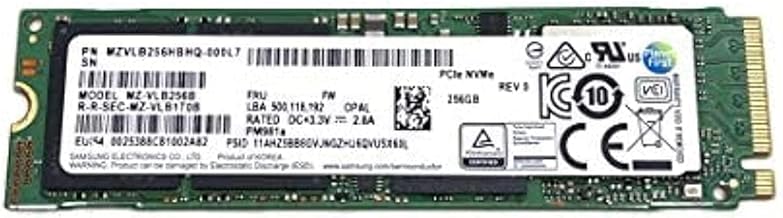 Samsung SSD 256GB PM981a M.2 2280 PCIe Gen3 x4 NVMe MZVLB256HBHQ SED Opal Solid State Drive