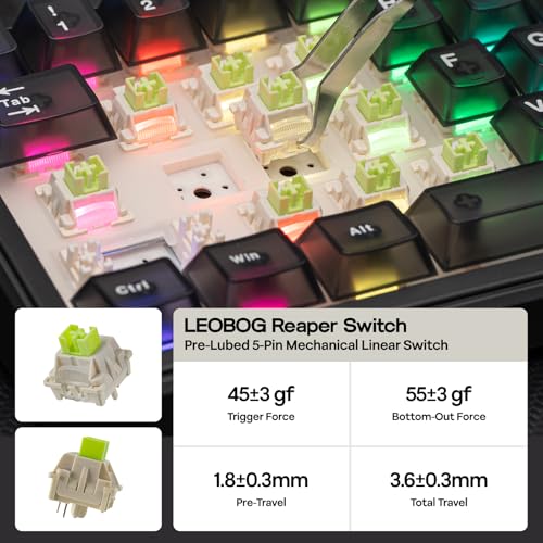 EPOMAKER Aula F99 MAX Wireless Mechanical Keyboard, Smart Screen & Knob - Image 7