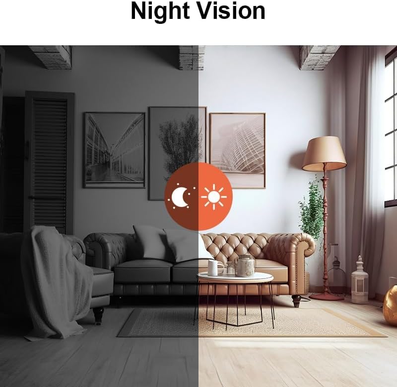 Small Spy Wireless Camera Wifi Security Camera Mini Home Indoor Outdoor Camera, Portable Smart House Dog Pet Camera Tiny Nanny Cam Office Cameras,120 Wide Angle Night Vision Motion Detection Cams