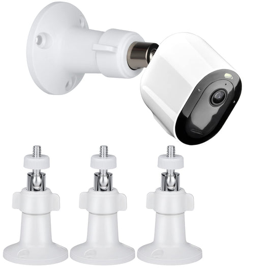 Wall Mount for All Arlo Camera, Arlo Ultra, Arlo Essential, eufyCam E/2C, Ultra/Ultra 2, & Others - Stick Up Cam Battery with 1/4 Screw Head （Camera not Included）(3pcs)