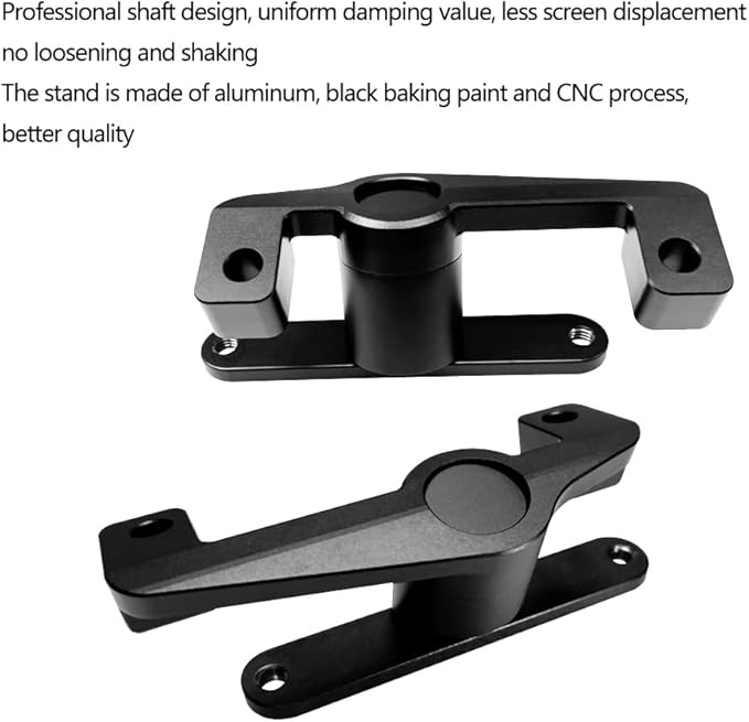 Tesla Screen Swivel Mount Tesla Model 3 Aluminium Alloy Navigation Bracket Screen Rotating Holder Can Rotate up/Down/Left/Right by 15~30° Apply to 2024-2025 Highland Mode3/Y