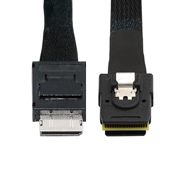 Oculink PCIe 4.0 PCI-Express SFF-8611 4i to SFF-8087 36Pin PCIE Slimline SSD eGPU Data Active Cable External Graphics Card 50cm