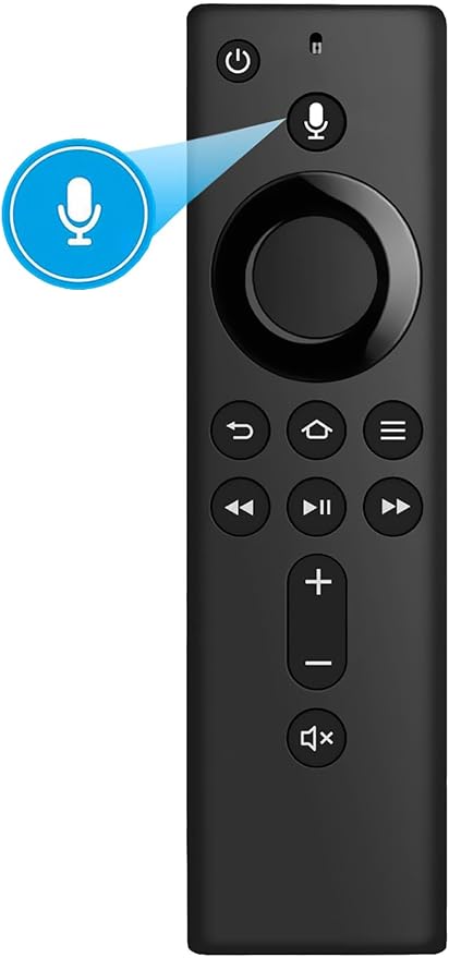 Voice Remote Replacement Stick TV 3rd Gen L5B83H, Compatible for 2nd/ 3rd Gen Smart TVs Stick, Fit for TVs Cube 1st Gen/Later, Stick Lite/4K Max/Bundle 2nd Gen and Later
