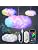 3D Big Cloud lightning Light Kit Music Sync Warm White Multicolor lightning Changing Strip Lights 360 Degree Wireless Remote APP NO DIY Coolest Decorations for Adults and Kids Indoor Home Bedroom