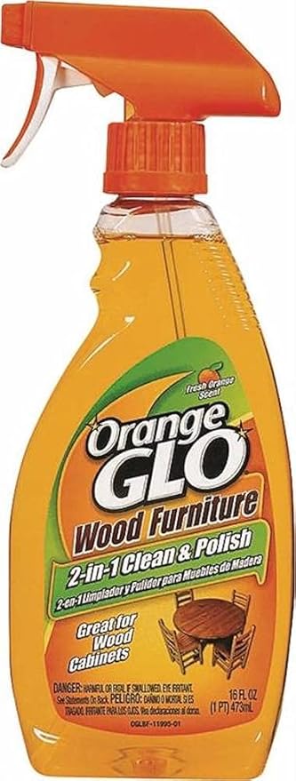 Glo Wood Furniture Cleaner and Polish (Pack of 3) + Murphy Oil Soap Wood Cleaner (Pack of 3)