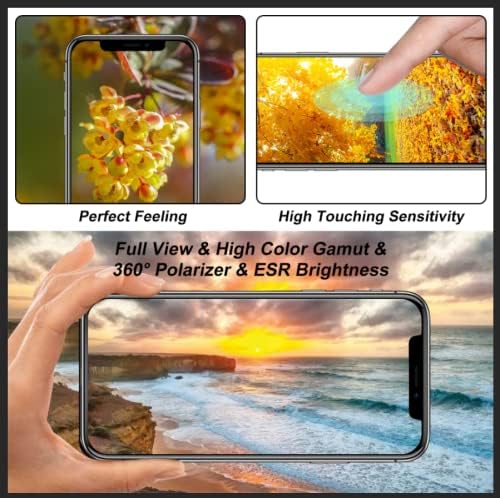 for iPhone 15 Pro Max Screen Replacement 6.7', 3D Touch Display Full Repair kit, Digitizer Assembly with Tools Set, Tempered Glass, Instruction