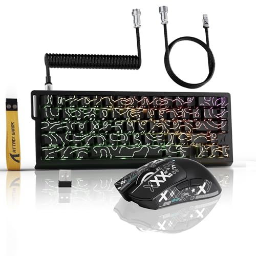 ATTACK SHARK X11 & X68 PRO HE Tri-Mode Wireless Gaming Keyboard Mouse Combo