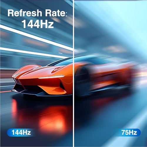 ArcticPro 24 Inch Gaming Monitor 144Hz, FHD 1080p Computer Monitor, IPS