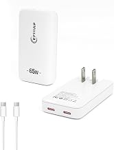 65W Slim USB C Wall Charger, Compact USBC Charger Block with Dual Port - Image 1