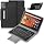 DETUOSI Universal 8.0-8.7 inch Wireless Bluetooth Keyboard for iPad,Samsung Tablet, iPhone Smartphone, iOS, Android Tablets Multi-Device Travel Portable