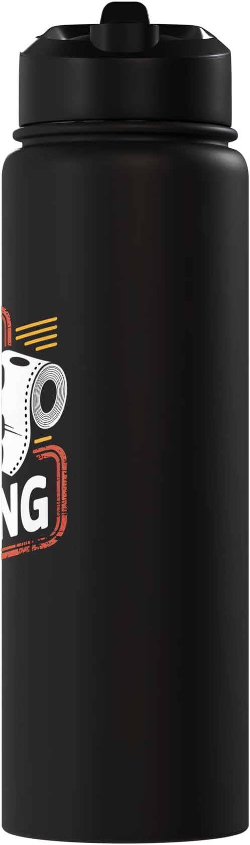 I Don't Wipe After Pooping Bathroom Gross Joke - Stainless Steel Insulated Water Bottle