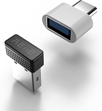 Mouse Jiggler with Type-C Adapter,Undetectable Mouse Mover Device USB Port,Simulate Movement,Driver-Free,Plug&Play