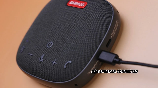 AIRHUG Conference Speaker and Microphone, Bluetooth & USB Speakerphone