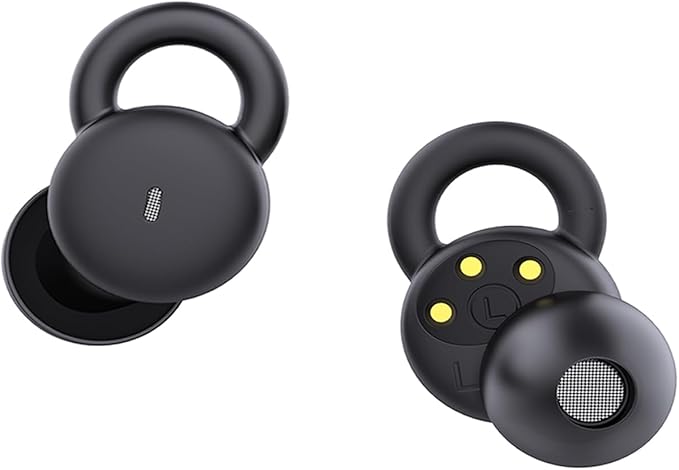 Sleep Earbuds, Comfortable Sleeping Headphones Small Design for Side Sleepers Invisible Buds Wireless Bluetooth Earphones for Noise Blocking Snoring