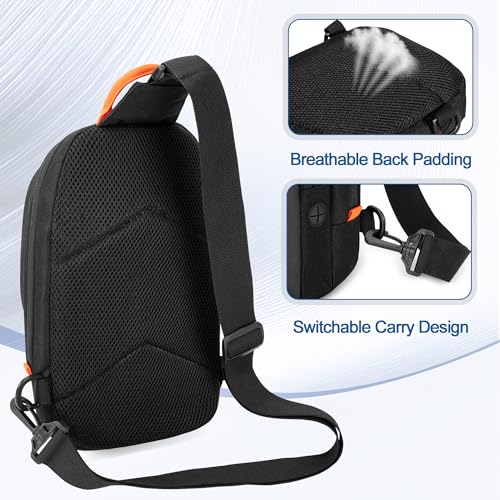 PGmoon Sling Bag Compatible with Nintendo Switch/Switch 2/Steam Deck