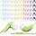 Kigeli 100 Pack Earbuds Compatible, in-Ear Design for Students, Multicolor