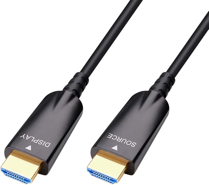 DTECH 10m Fiber Optic HDMI Cable 4K 60Hz 1080p HD Video 3D ARC HDCP CEC High Speed Long Cord for Computer Monitor TV Projector (32 Feet, Black) - Image 8