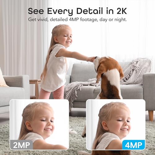 Geeni Scope Ultra 2K 360° Smart Indoor Camera, Auto-Tracking, 1440p HD