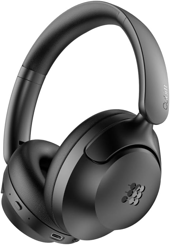 Cubitt Headphones Lite, Bluetooth 5.4 Over-Ear Headphones – Black