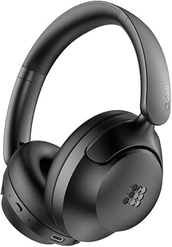 Cubitt Headphones Lite, Bluetooth 5.4 Over-Ear Headphones – Black